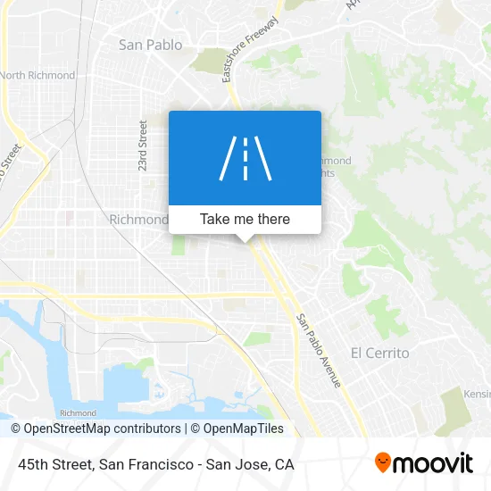 Mapa de 45th Street