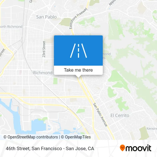 Mapa de 46th Street
