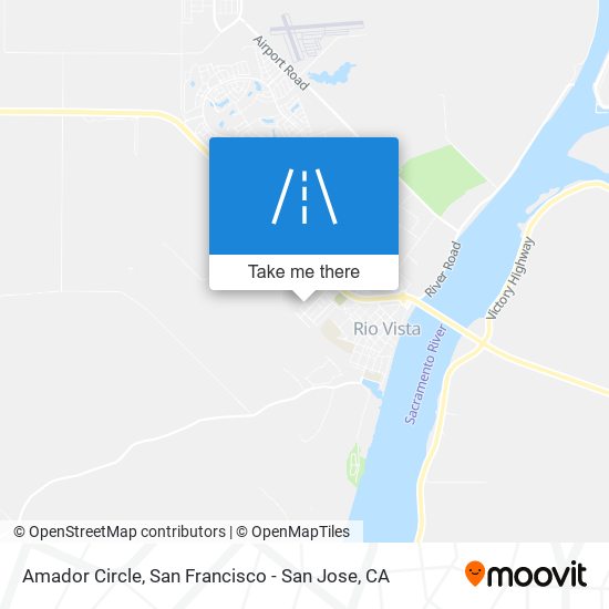 Amador Circle map