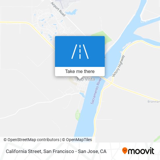 Mapa de California Street