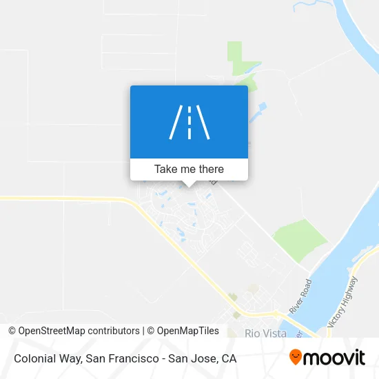 Colonial Way map