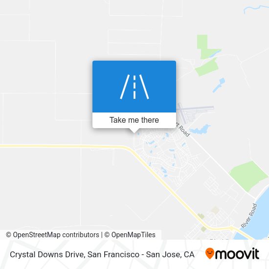 Mapa de Crystal Downs Drive