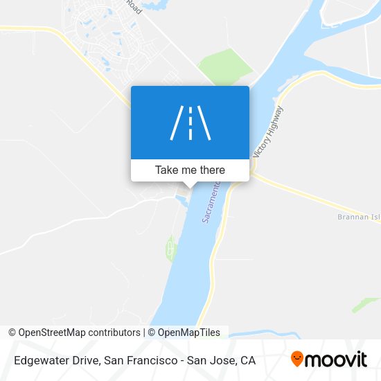 Mapa de Edgewater Drive