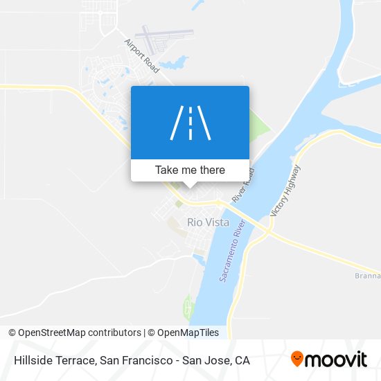 Hillside Terrace map