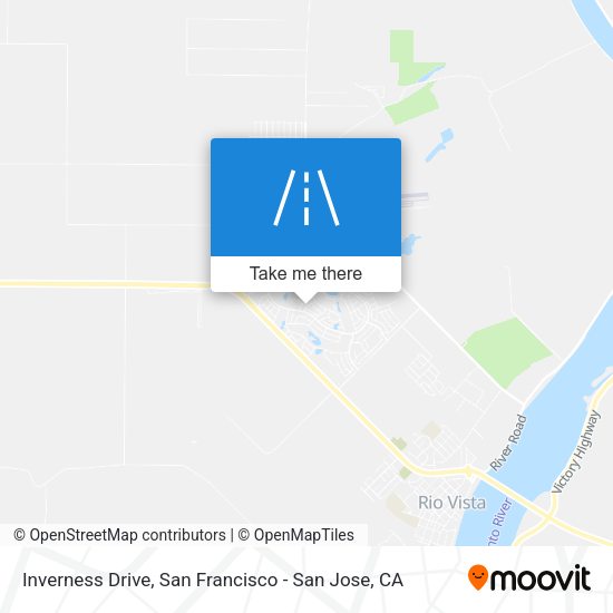 Mapa de Inverness Drive