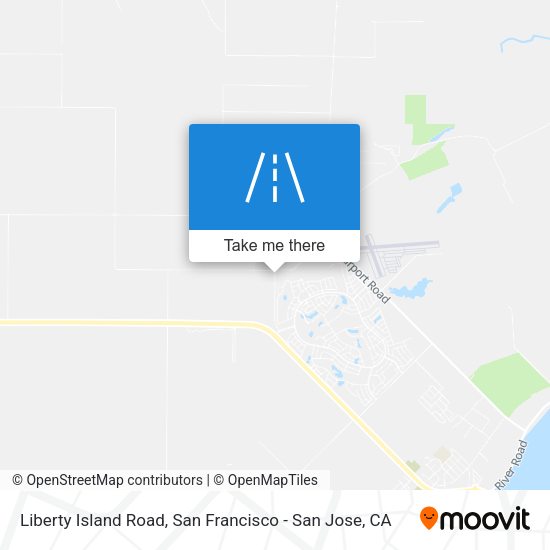 Liberty Island Road map