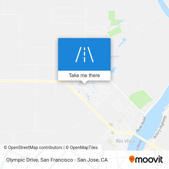 Olympic Drive map