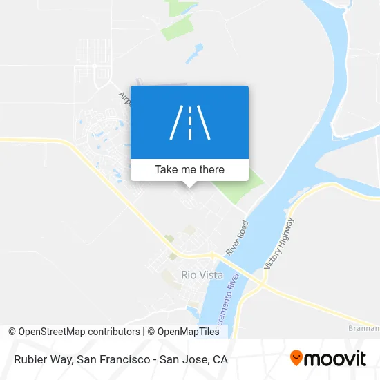 Rubier Way map