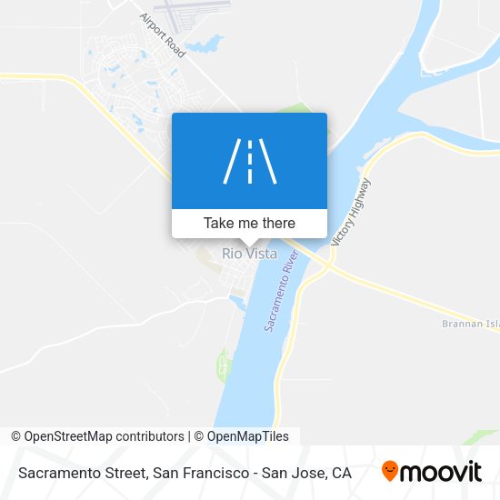 Sacramento Street map