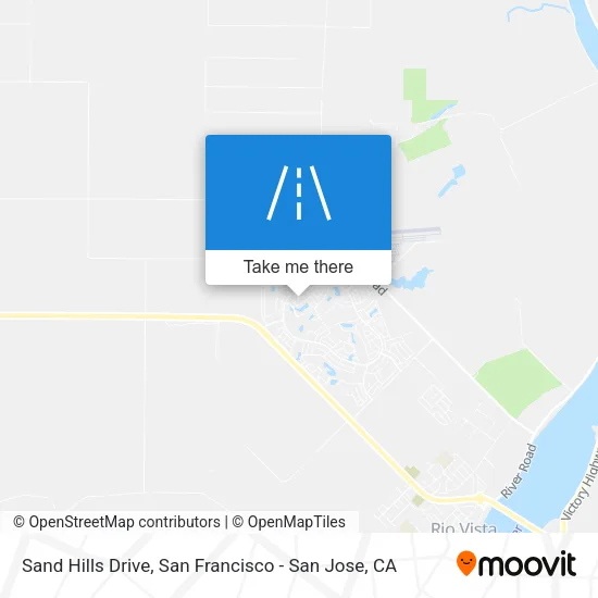 Sand Hills Drive map