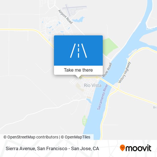 Sierra Avenue map