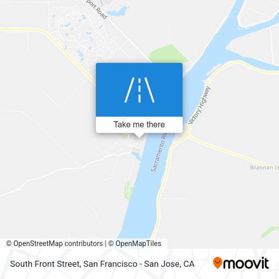 South Front Street map