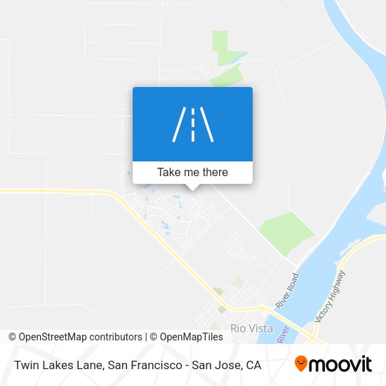 Mapa de Twin Lakes Lane