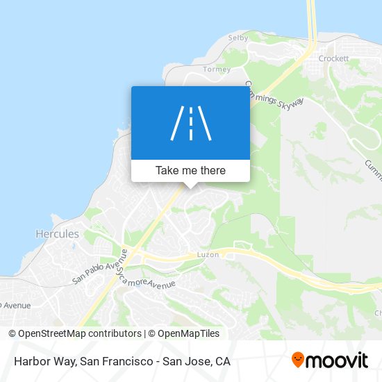 Mapa de Harbor Way