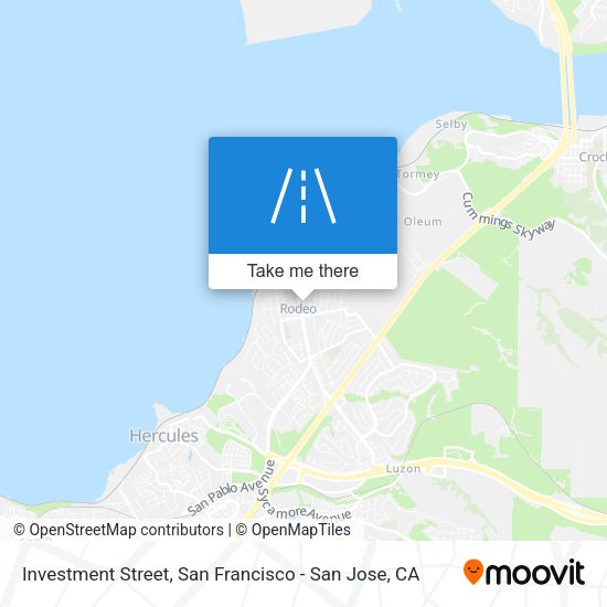 Investment Street map