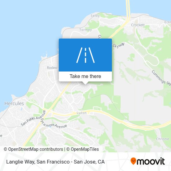 Mapa de Langlie Way