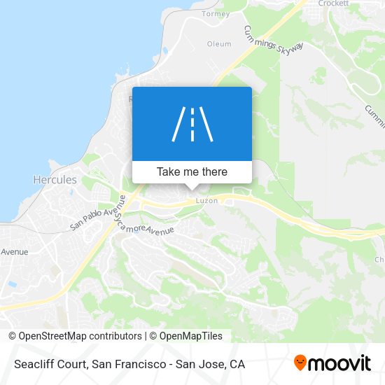 Mapa de Seacliff Court
