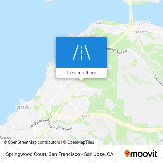 Springwood Court map