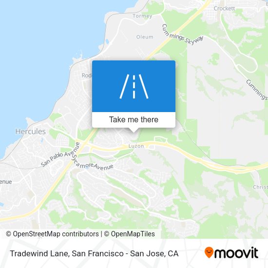 Mapa de Tradewind Lane