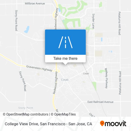 College View Drive map
