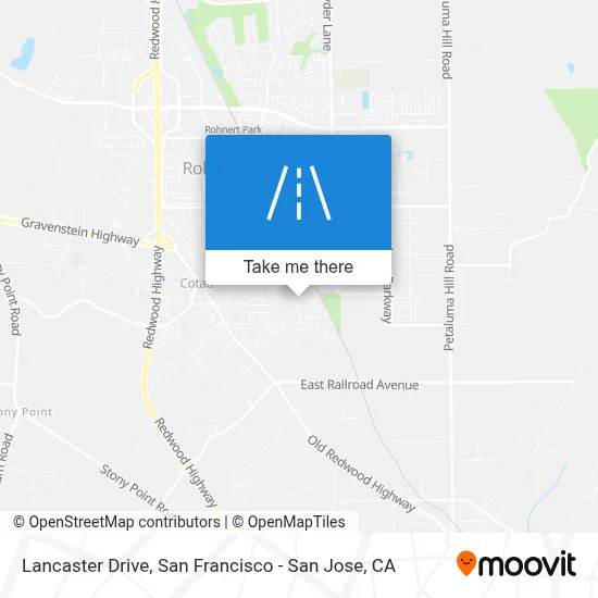 Lancaster Drive map