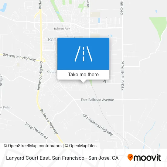 Lanyard Court East map