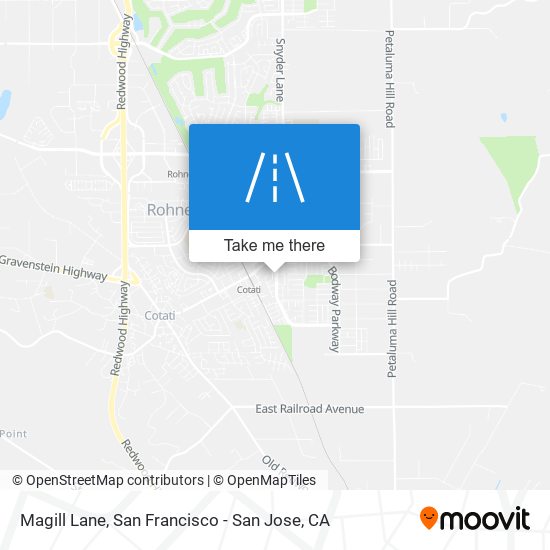 Magill Lane map