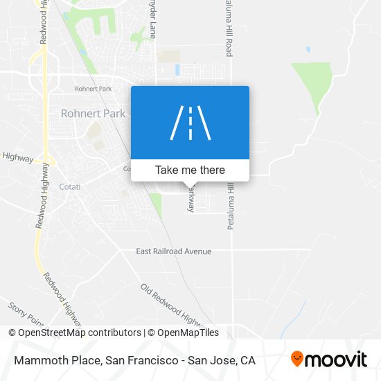 Mammoth Place map