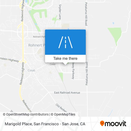 Mapa de Marigold Place