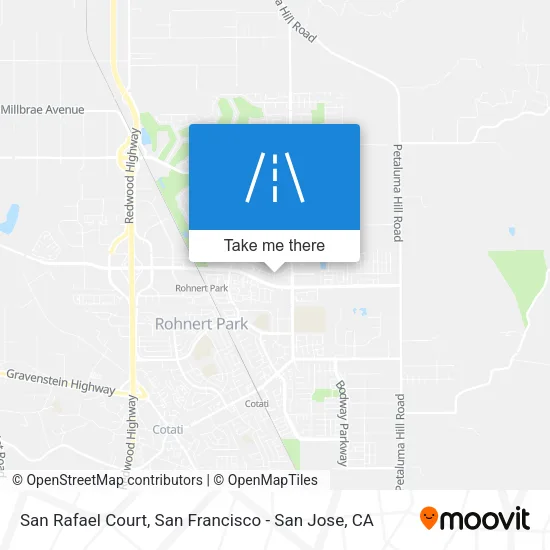 San Rafael Court map