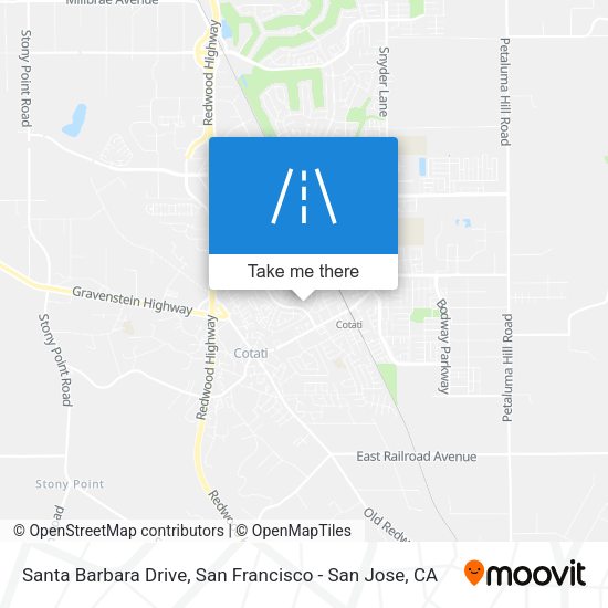 Santa Barbara Drive map