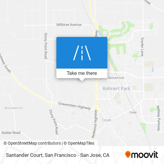 Santander Court map