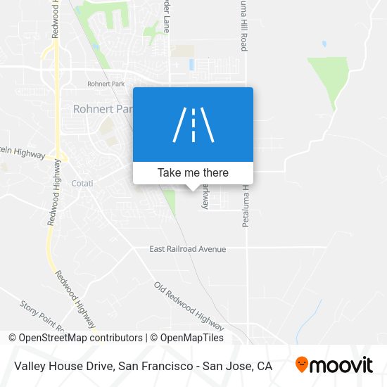 Mapa de Valley House Drive