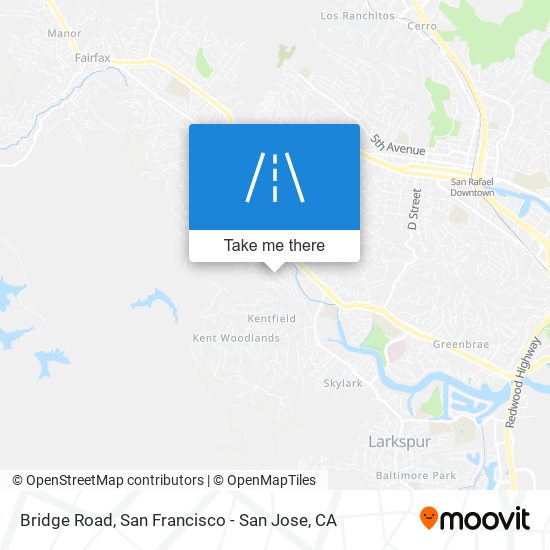 Mapa de Bridge Road