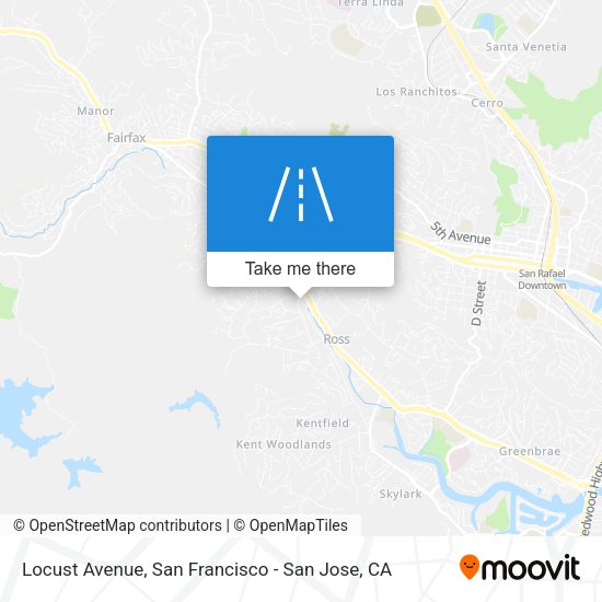 Mapa de Locust Avenue