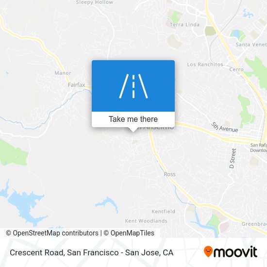 Mapa de Crescent Road
