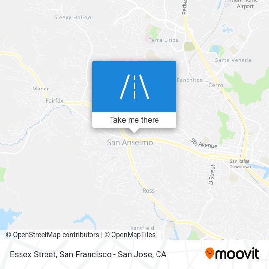 Mapa de Essex Street