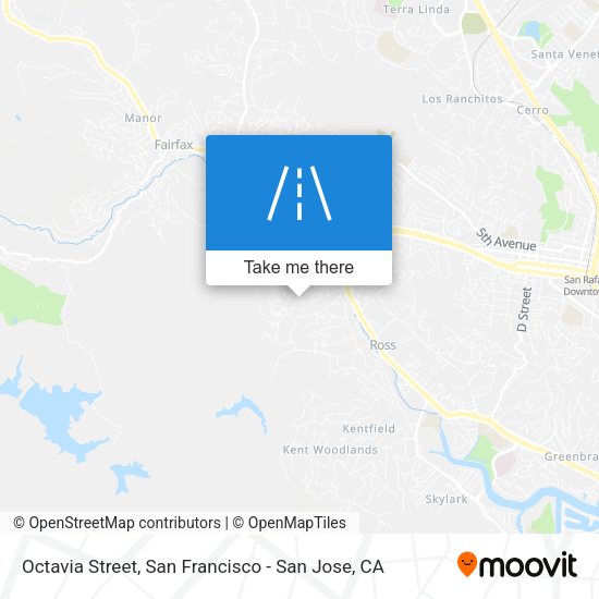 Mapa de Octavia Street