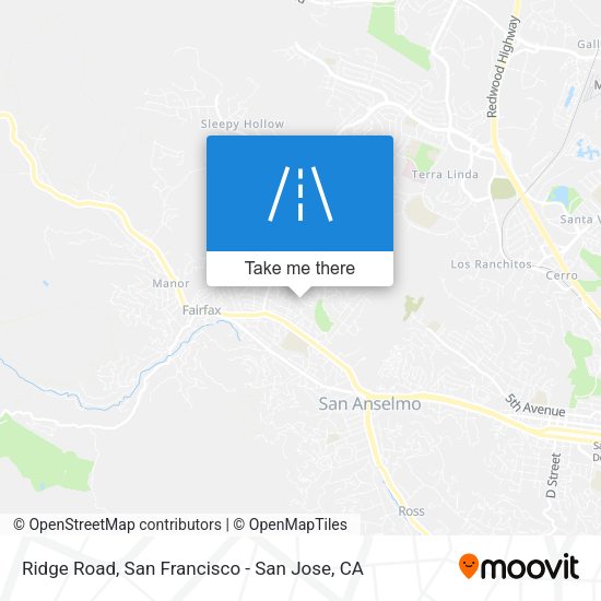 Mapa de Ridge Road