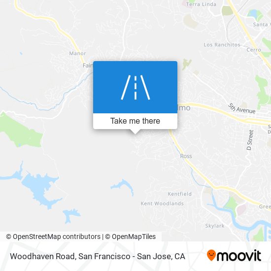 Mapa de Woodhaven Road