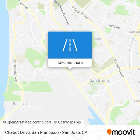 Chabot Drive map