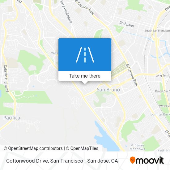 Mapa de Cottonwood Drive