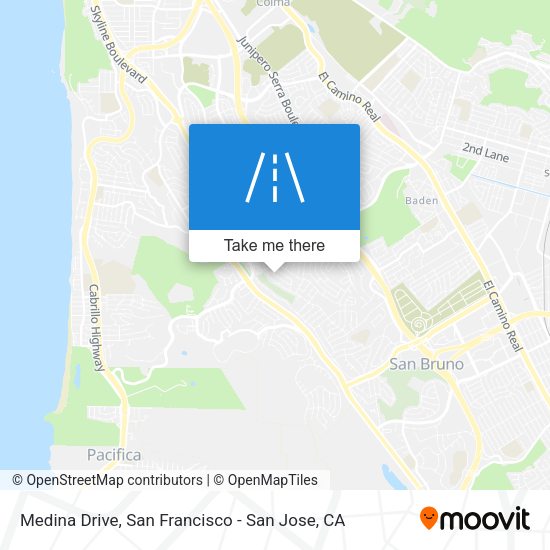 Mapa de Medina Drive
