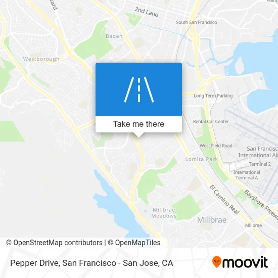 Pepper Drive map