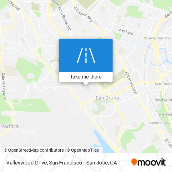 Valleywood Drive map