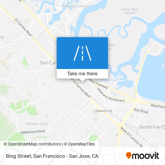 Bing Street map