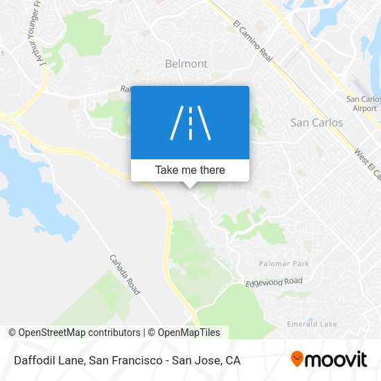 Mapa de Daffodil Lane