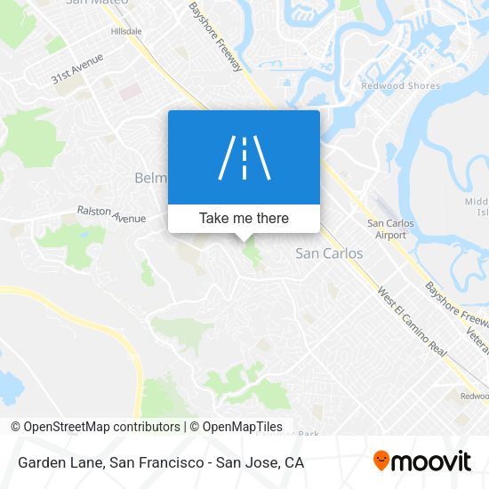 Mapa de Garden Lane