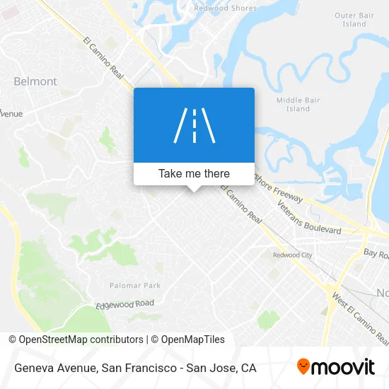 Geneva Avenue map