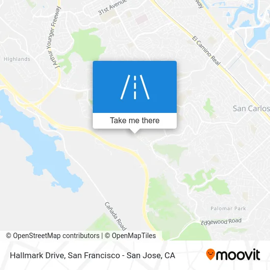 Hallmark Drive map
